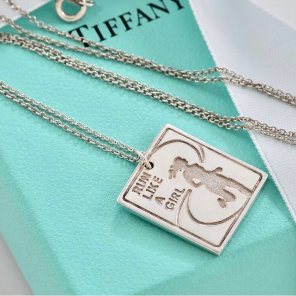 Authentic Tiffany’s Run Like A Girl Nike pendant